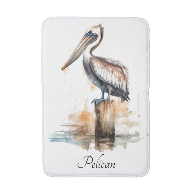 Tapis De Bain Grâce du Pélican (Devant (Vertical))