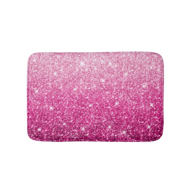 Tapis De Bain Gradient rose brillant (Devant)