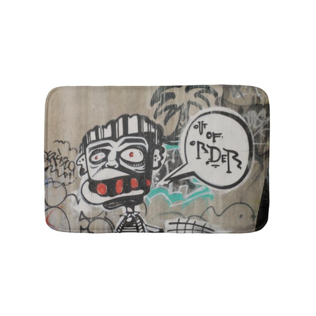 Tapis De Bain Graffiti hors de l'ordre (Devant)