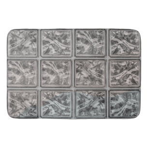 Tapis De Bain Grand bloc de verre absorbant