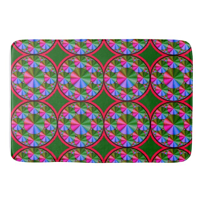 Tapis de bain grand format à design numérique colo (Devant)
