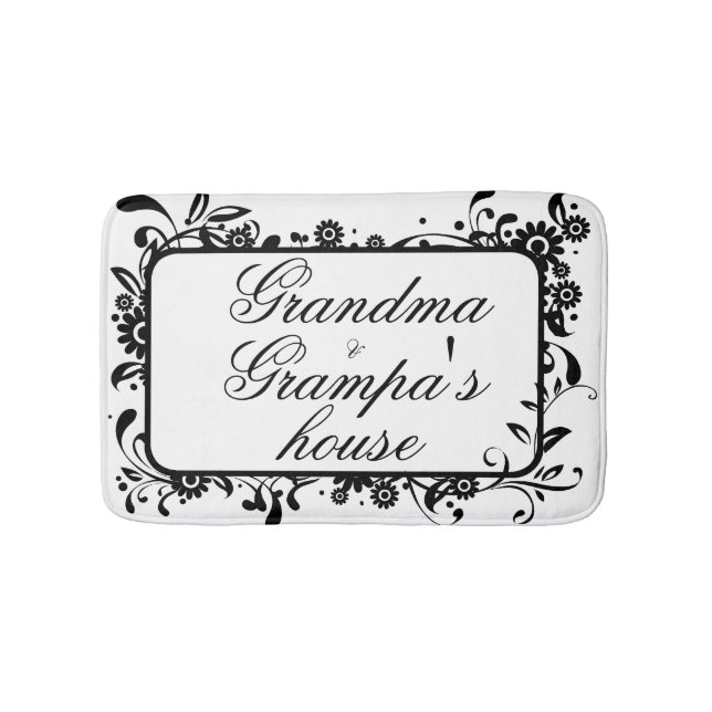 Tapis De Bain Grand-maman et Granpa (Devant)
