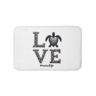 Tapis De Bain Grand-mère Tortue - Aimer Mimi La Vie Tortue de Me