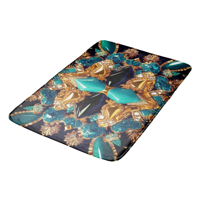 Tapis De Bain Grande natte de bain avec couleurs Bahamas (Angle)