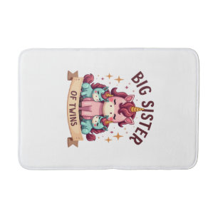 Tapis De Bain Grande Sœur Vintage de Sœurs Jumelles Licorne Frat