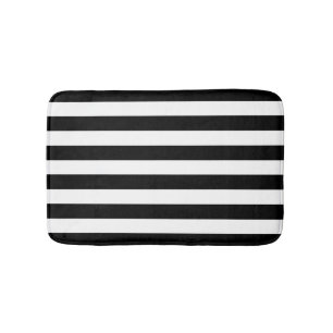 Tapis De Bain Grandes taches noires et blanches