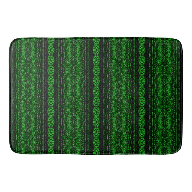 Tapis De Bain Grandes vertes de chaux (Devant)
