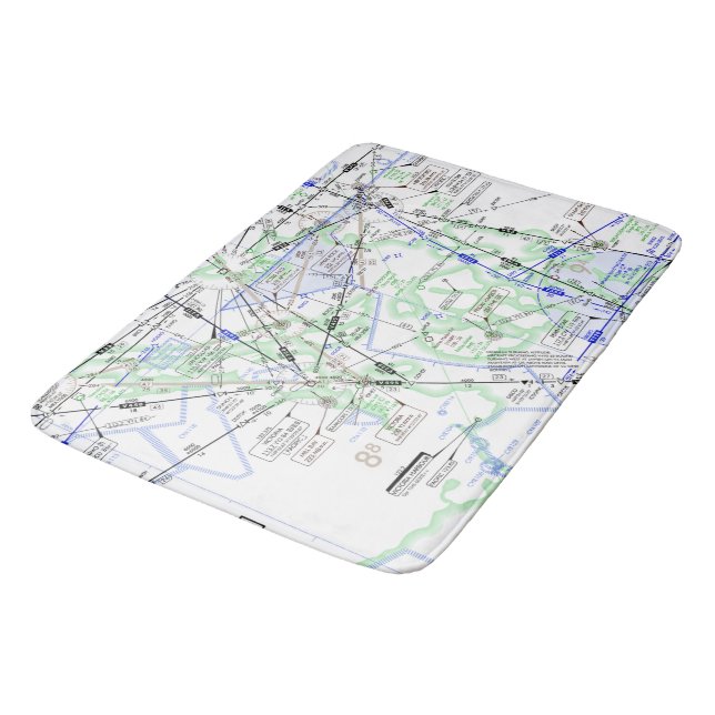 Tapis De Bain Graphique aéronautique (Angle)
