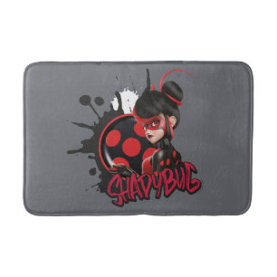 Tapis De Bain Graphique de caractères de Shadybug à revers Mirac