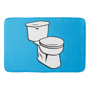 Tapis De Bain Graphique de toilette