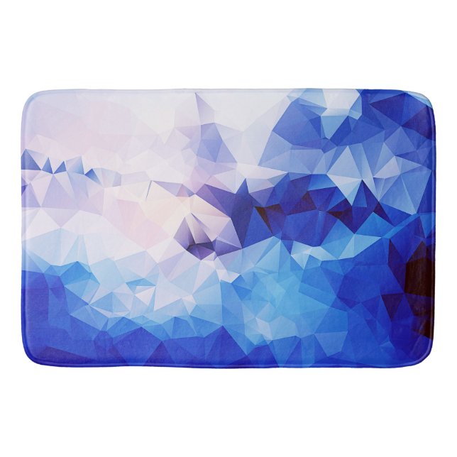 Tapis De Bain Graphique en polygone (Devant)
