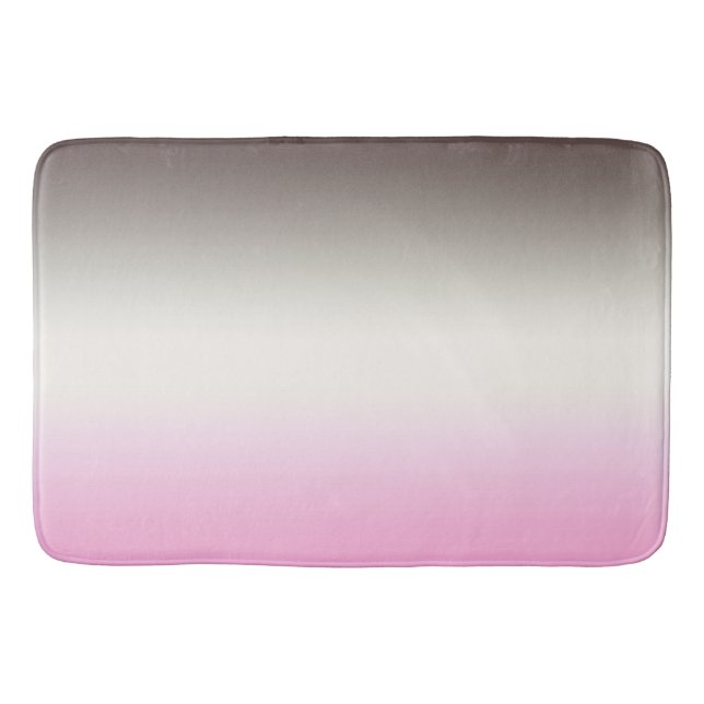 Tapis De Bain Gray rose ombre (Devant)