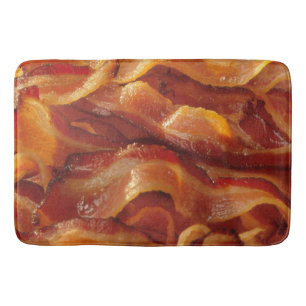 Tapis De Bain Grésillement des bandes de lard