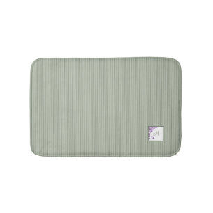 Tapis De Bain Grille de la surface du chalet Purple Script Flora