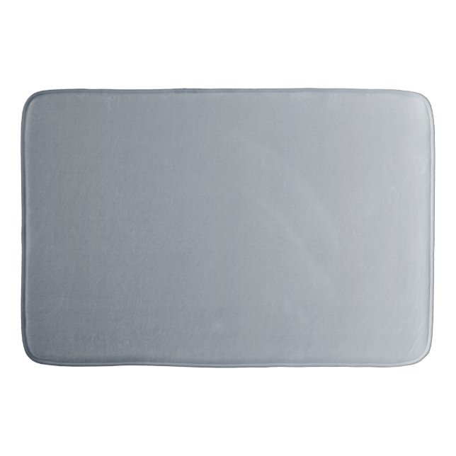 Tapis De Bain Gris argenté profond à tons clairs (Devant)