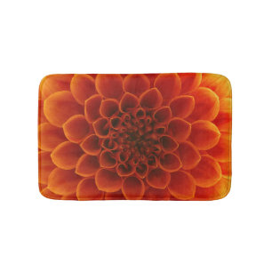 Tapis De Bain Gros plan détaillé d'une fleur.