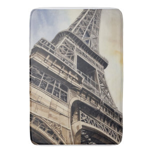 Tapis De Bain Gros plan Tour Eiffel Paris Love City Travel