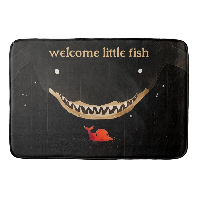 Tapis De Bain Gros requin foncé (Devant)