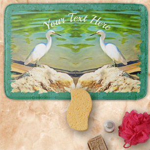 Tapis De Bain Grue Sur La Rivière Mismaloya 0335