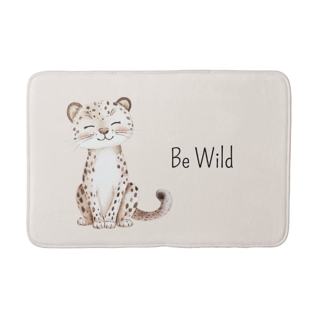 Tapis De Bain Guépard Sauvage (Devant)