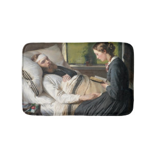 Tapis De Bain Guerrier blessé (par Elisabeth Jerichau-Baumann)