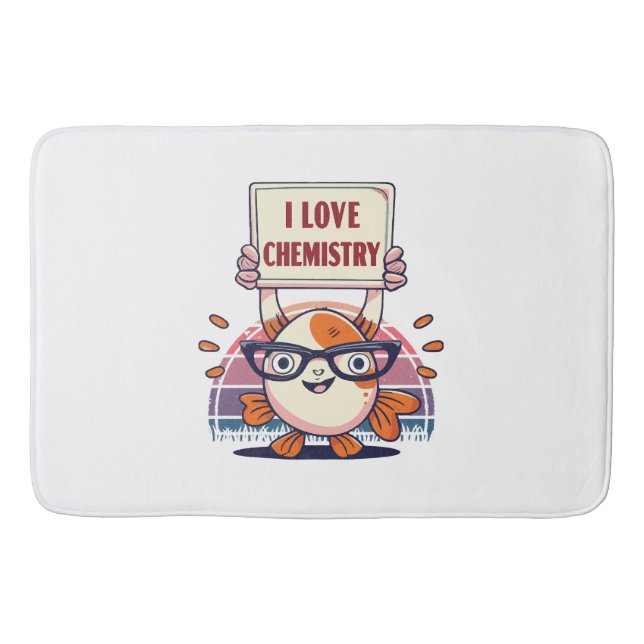 Tapis De Bain Guppies et chimie amoureuses (Devant)