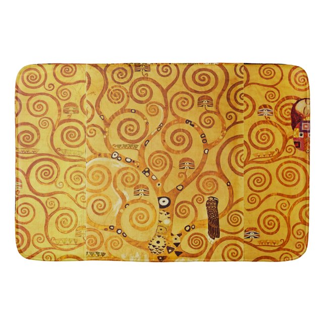 Tapis De Bain Gustav Klimt Arbre de Vie : Symboliste Art Nouveau (Devant)