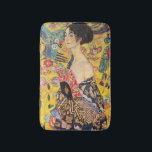 Tapis De Bain Gustav Klimt - Dame avec ventilateur<br><div class="desc">Dame avec ventilateur - Gustav Klimt,  Huile sur toile,  1917-1918</div>
