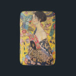 Tapis De Bain Gustav Klimt - Dame avec ventilateur<br><div class="desc">Dame avec ventilateur - Gustav Klimt,  Huile sur toile,  1917-1918</div>