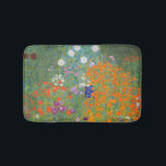 Tapis De Bain Gustav Klimt Fleur Jardin Cottage Nature<br><div class="desc">Un beau tableau de jardin - c'est un tableau classique de Gustav Klimt,  appelé Cottage Garden,  ou Bauergarten,  1907,  qui est un gros plan d'un jardin fleuri,  un tableau floral coloré.</div>