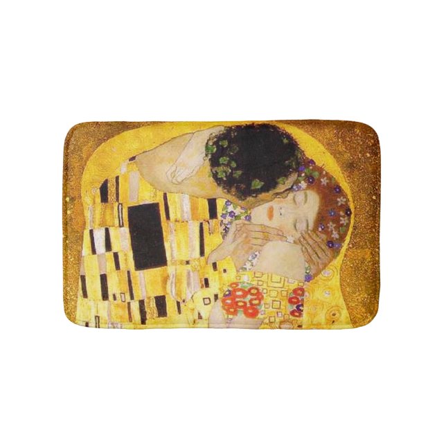 Tapis De Bain Gustav Klimt La Peinture Classique Du Kiss (Devant)