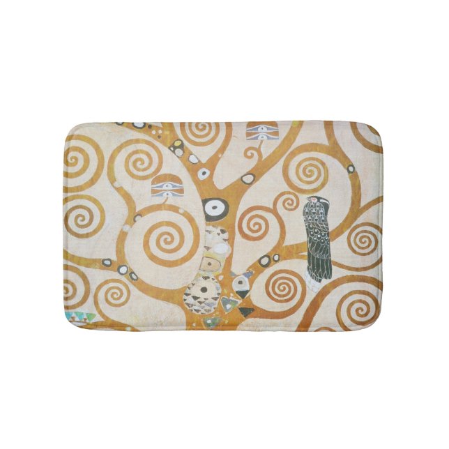 Tapis De Bain Gustav Klimt The Tree of Life Art Nouveau (Devant)