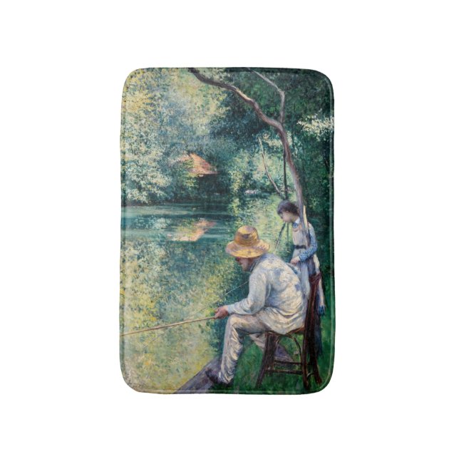 Tapis De Bain Gustave Caillebotte - Pêche à la ligne (Devant (Vertical))