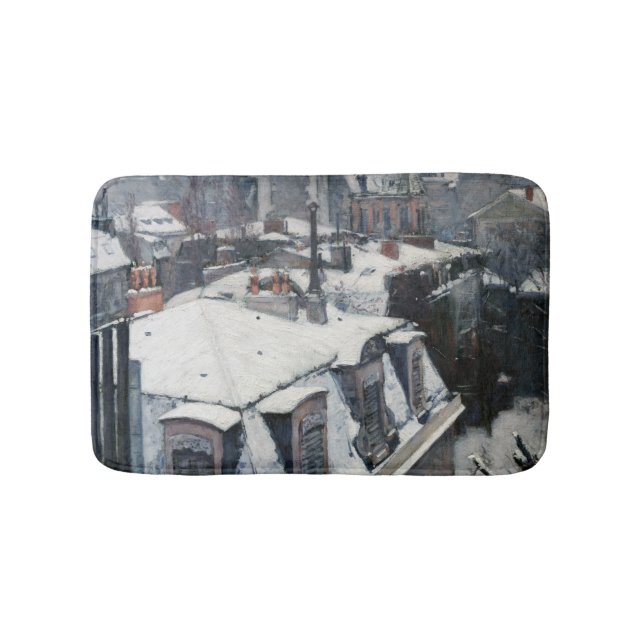 Tapis De Bain Gustave Caillebotte - Toits sous la neige (Devant)