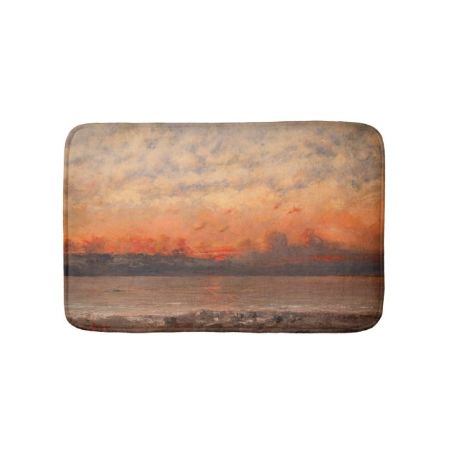 Tapis De Bain Gustave Courbet - Coucher de soleil (Devant)