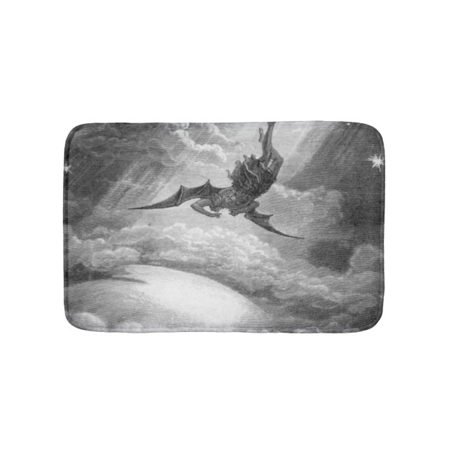 Tapis De Bain Gustave Dore Satan Du Paradis Perdu Par John Milt (Devant)