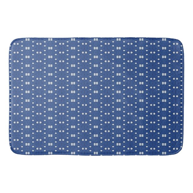 Tapis De Bain Hachette de croix bleu clair (Devant)