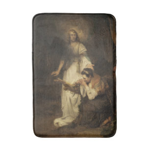 Tapis De Bain Hagar et l'Ange (par Carel Fabritius)