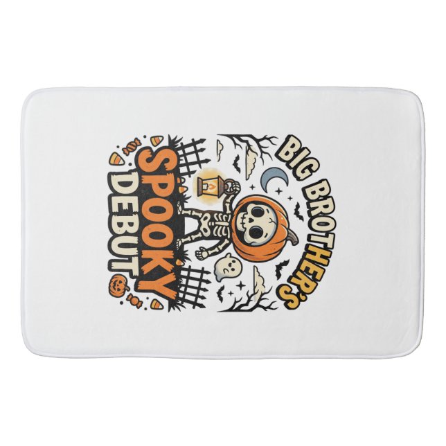 Tapis De Bain Halloween Big Brother Spooky Début (Devant)