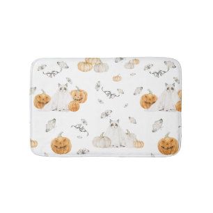 Tapis de bain Halloween Chat Effrayant