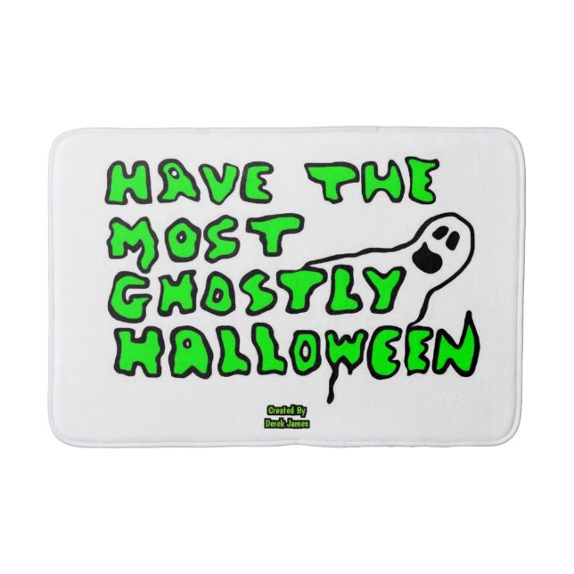 Tapis De Bain Halloween chaud Mat de bain moyen (Devant)