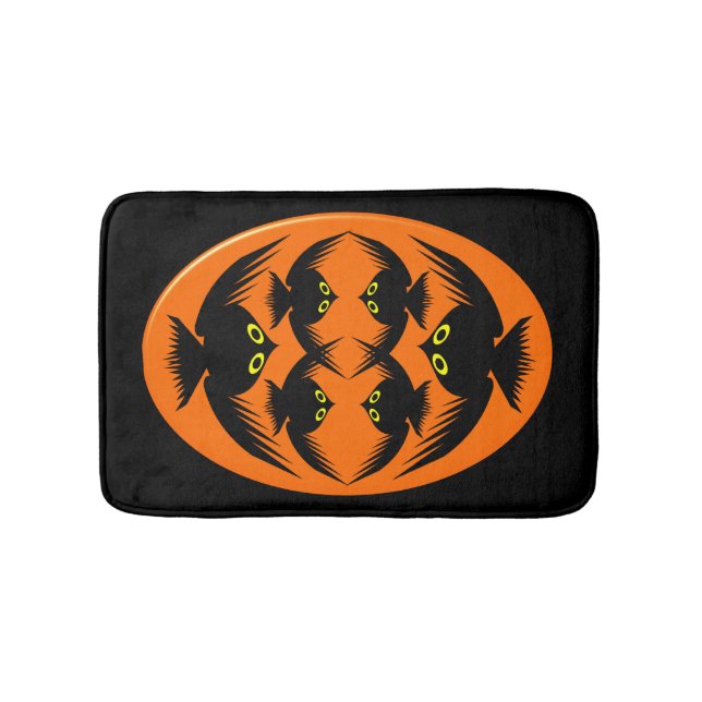 Tapis De Bain Halloween Corneilles Bain Mat (Devant)