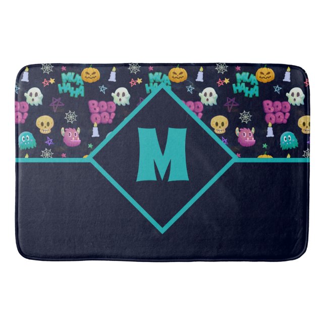 TAPIS DE BAIN HALLOWEEN CUT ET DÉPLAISANT (Devant)