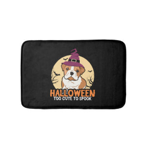 Tapis De Bain Halloween Cute Bulldog