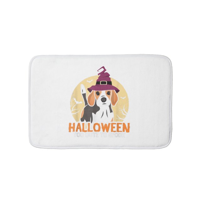 Tapis De Bain Halloween du chien (Devant)