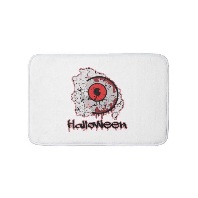 Tapis De Bain Halloween - Effrayant (Devant)