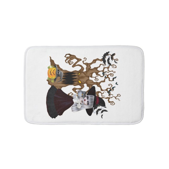 Tapis De Bain Halloween effrayant (Devant)