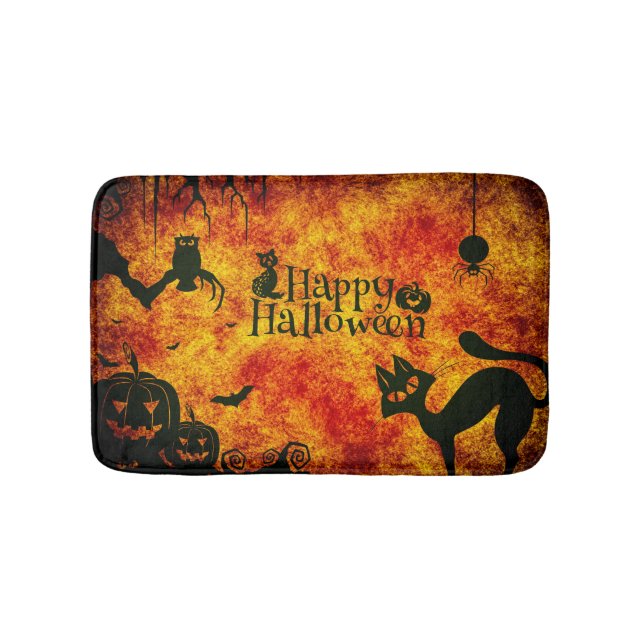 Tapis De Bain Halloween effrayant  (Devant)