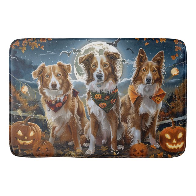 Tapis De Bain Halloween Éffrayant en Nouvelle-Écosse (Devant)
