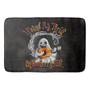 Tapis De Bain Halloween Guitare fantôme Booberry Hill
